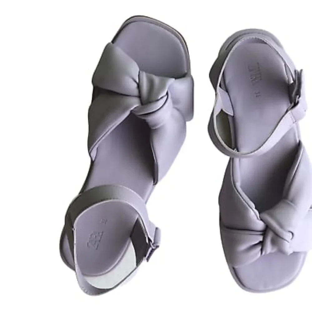 ZARA GIRL SANDALS PURPLE SIZE 6  / 2613/731/081